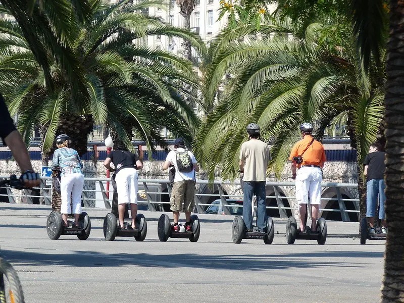 Unique things to do in Barcelona - go on  segway tour