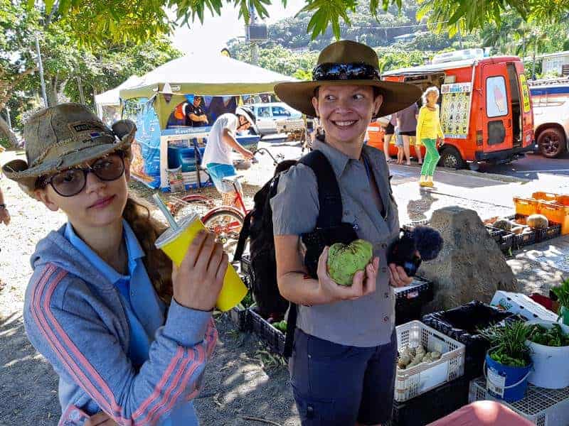Discovering tropical fruits - Custard Apple in Cooktown