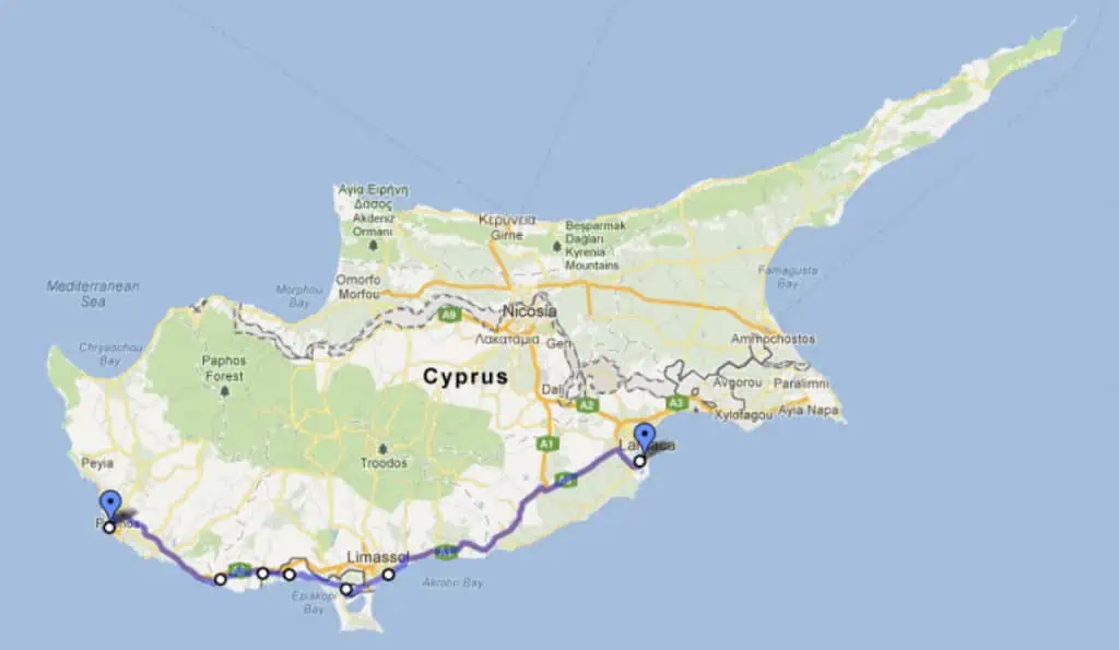 Cyprus Road Trip Itinerary