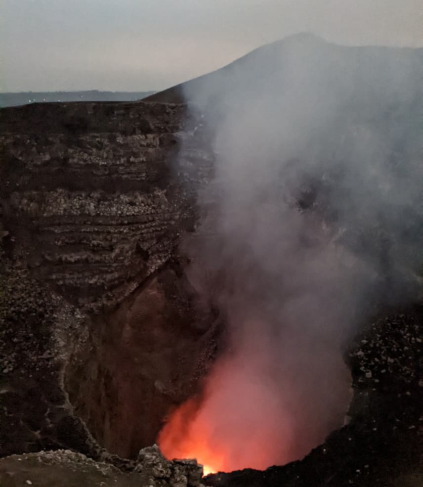Lava at Masaya volcano