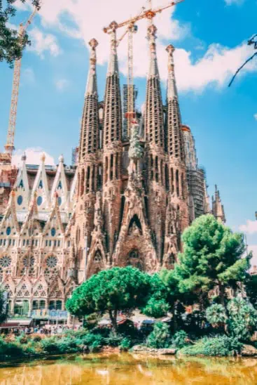 The Sagrada Familia (pexels) in Barcelona