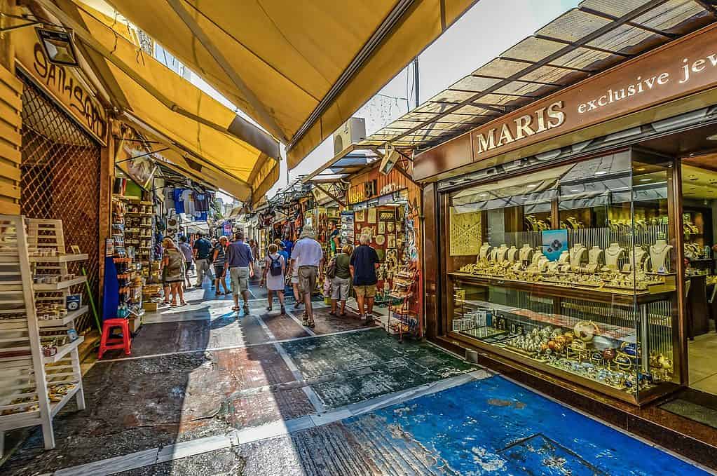 Shopping in Athens, Greece