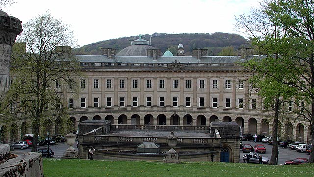 The Crescent in the centre of Buxton 